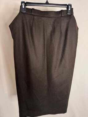 Waldman Skirt de Luxe Vintage 100% Virgin Wool Pencil Skirt Made in England